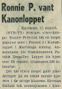Klikk for � lese omtale i Aftenposten datert 5.august 1974.